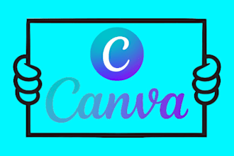 design any website in canva