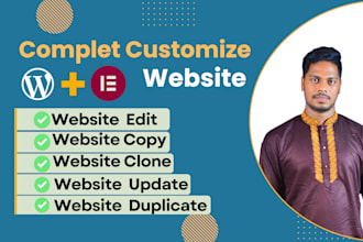 rebuild, copy, duplicate, revamp, clone, update website