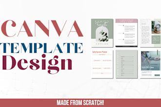 create you a canva template