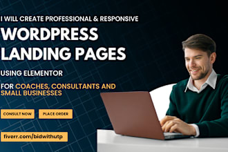 create lead magnet landing page for coaches, consultants and small businesses