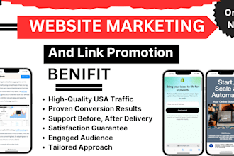 promote your website link shopify product, book, coin, crypto, game or any link