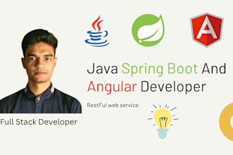 work on java, spring boot, spring mvc, spring jdbc, restful and angular projects