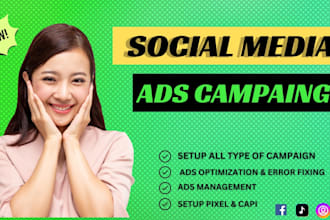 set up and manage all social media ads