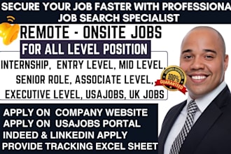 help you navigate your job search remote jobs onsite job find job on your behalf