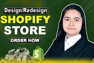 design high converting shopify dropshipping store shopify store design