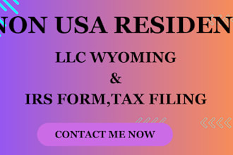 create wyoming llc USA irs form tax filing resale certificate for your business