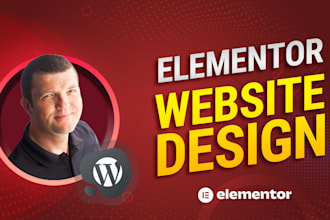 create an elementor website design for you using wordpress