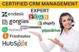 setup zendesk gorgias freshdesk hubspot CRM ai agent chatbot woo shopify expert