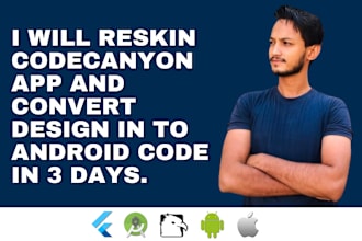 setup codecanyon reskin app and convert figma to flutter ui