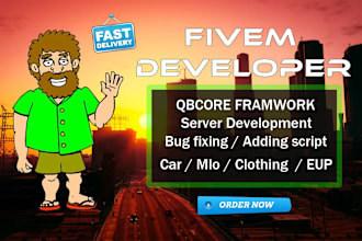 develop or fix error in your fivem server