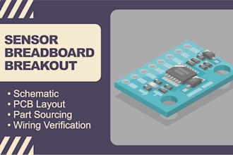 design a breadboard breakout pcb for any sensor