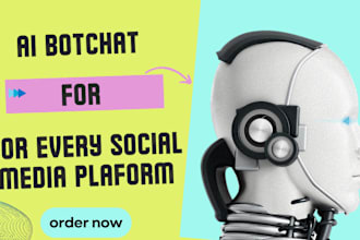 provide  ai chatbot for your business using chatgpt and many chat
