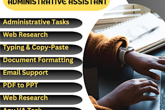 be your personal administrative virtual assistant