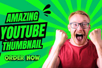 create amazing stunning youtube thumbnail design