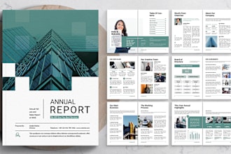 make annual report, company profile, business brochure