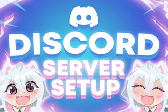 setup a professional discord server within 24 hours