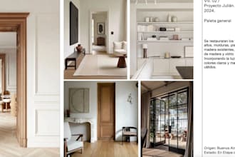 interior design, 2d plan, render, moodboard and shop list