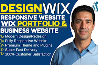 build wix portfolio website, business website wix website photography website