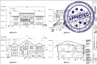 design blueprints for adus garage conversion deck plans dwelling unit