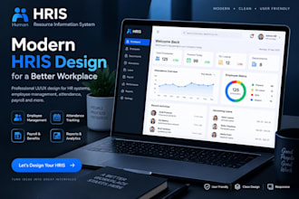design modern UI UX for websites and dashboards