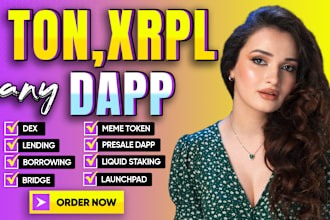 build dex staking web3 defi dapp meme coin token presale evm xrp sui blockchain