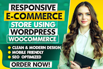 build ecommerce website using wordpress woocommerce online store