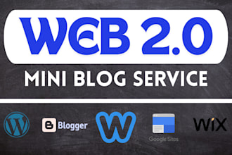 high authority web 2 0 mini blog properties