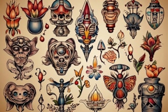 draw you old school tattoo designs