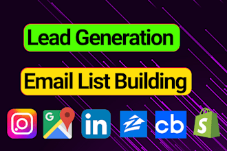 influencer, investor, ecommerce, real estate, linkedin, google map email leads