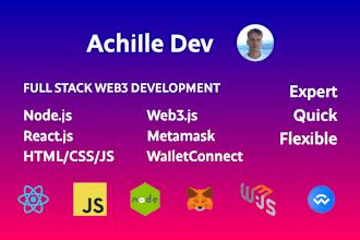 build a full web3 application dapp
