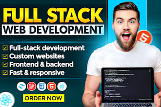 do web development as full stack website developer