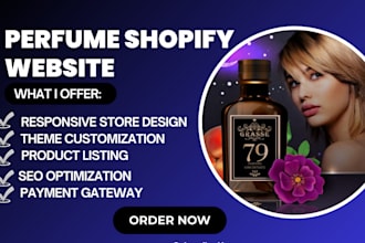 design perfume website fragrance cologne website perfume shopify perfume website