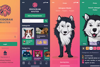 attractive mobile ui ux design or app ui ux design