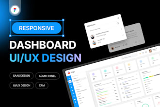modern saas dashboard and admin panel UI UX design for web apps and CRM