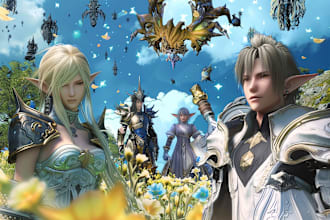 draw your character from ffxiv, dnd original character with