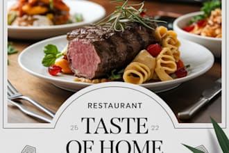 design medical flyers, food flyers, and business flyers design