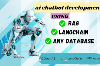 develop ai chatbot using rag langchain and will do chatbot integeration