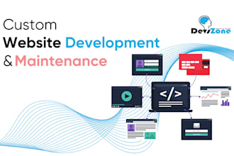 create a customized professional website