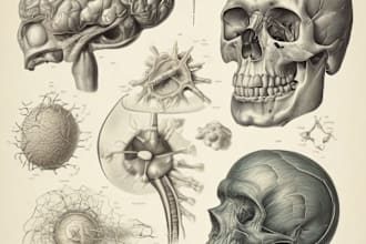 do medical, scientific and biology illustrations for you