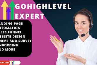 be your gohighlevel expert for sales funnel, marketing, and CRM automation
