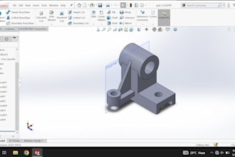 help you create a cad model on solidworks