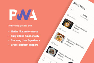 create progressive web app or convert website to pwa