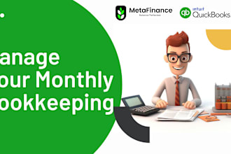manage your bookkeeping monthly using quickbooks