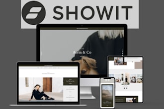 showit website redesign, showit website design, customize showit template