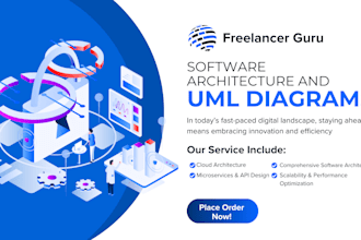design software architecture and uml diagrams for you