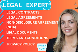 write and review all legal contracts and agreements