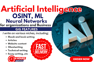 write your artificial intelligence ebook, course creation, ghostwriter, ebook,ml