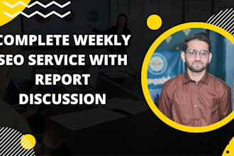 do weekly seo service of your website for rank 1 on google