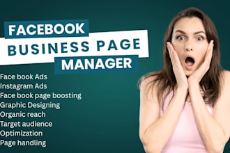 be your facebook business page manager