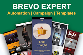 design brevo email marketing template newsletter setup automation campaign